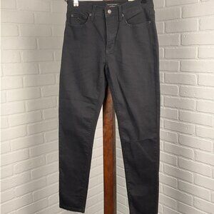 Banana Republic Jeans Women 27/4 28Wx28LBlack High Rise‎ Skinny Denim NWT